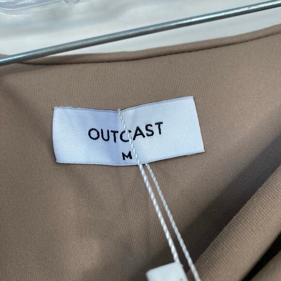 OUTCAST Zazie Pants Mocha Brown Flared Leggings NWT New Clean Girl Trendy - Picture 6 of 10